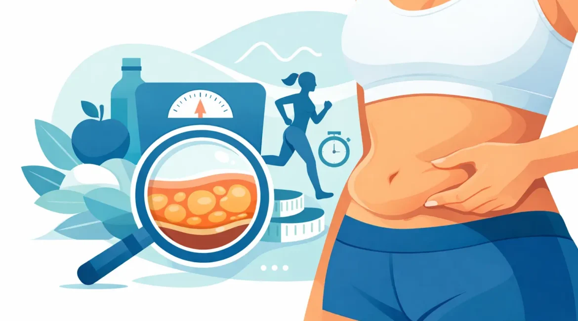 Gordura localizada abdominal: o que fazer