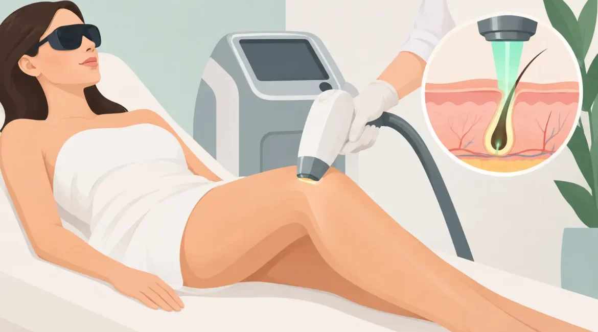Como funciona o laser Alexandrite na depilação
