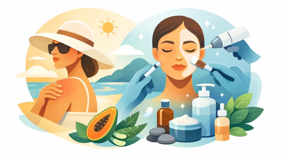 Protocolo estético para pós-verão eficiente