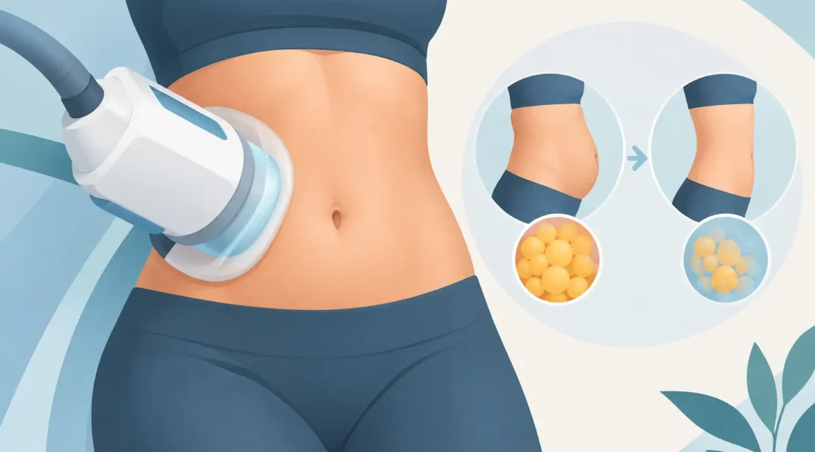 Resultado da criolipólise na gordura abdominal